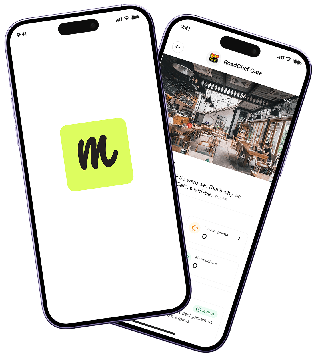two mobile devices