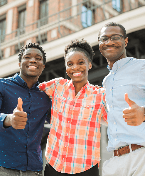 young african people